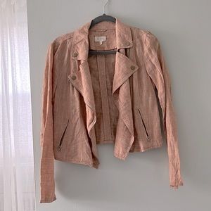 Lou & Grey cropped linen jacket